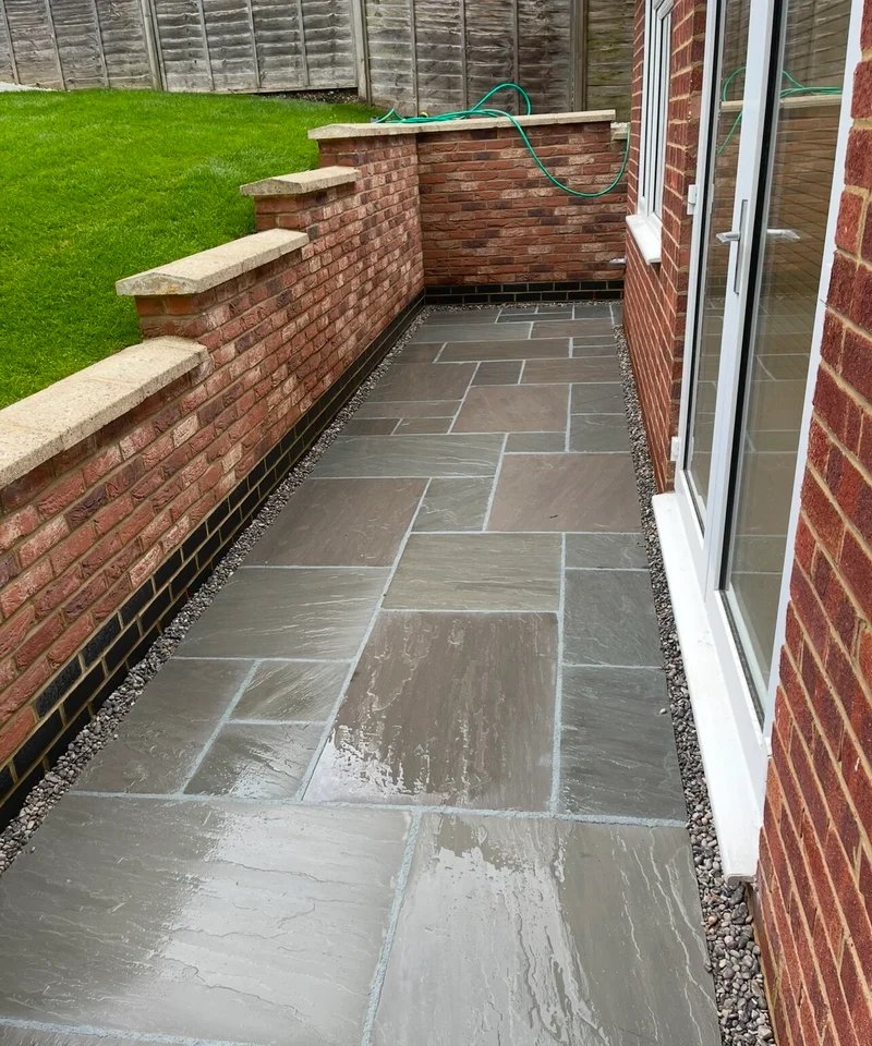 Brickwork and patio laid by Bob's Building Services, Folkestone